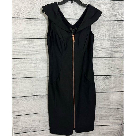 NWT Ted Baker Dart Detail bodycon dress Size 4 - Picture 1 of 3